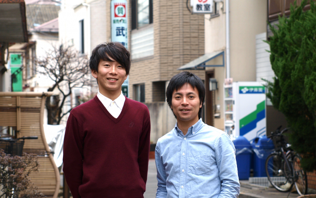 写真右：YouthCreate・原田代表、写真左：リマンベ・岩堀